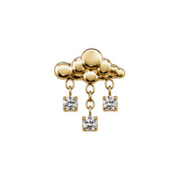 Rain Cloud Earring Top