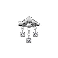 Rain Cloud Earring Top