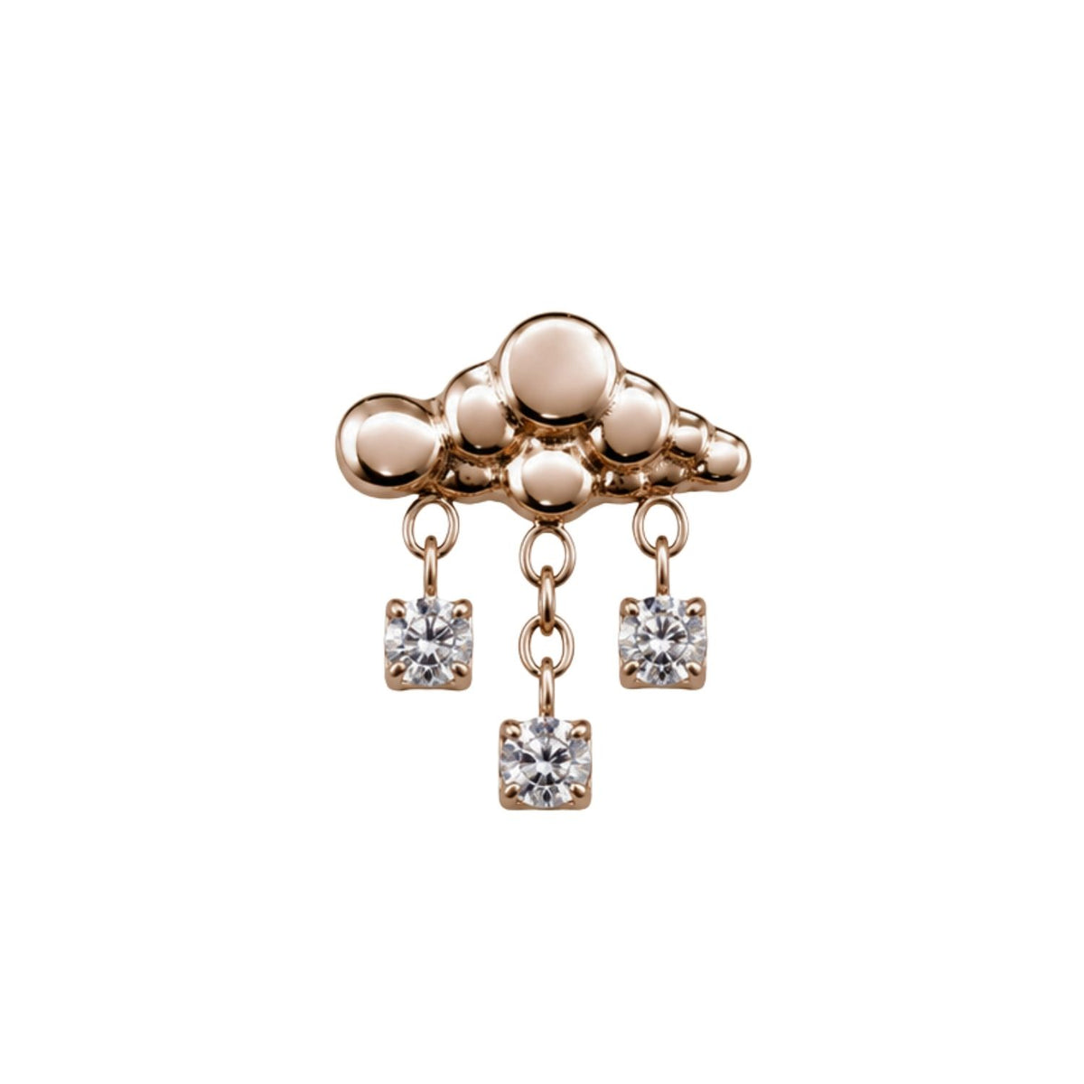 Rain Cloud Earring Top