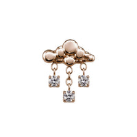 Rain Cloud Earring Top