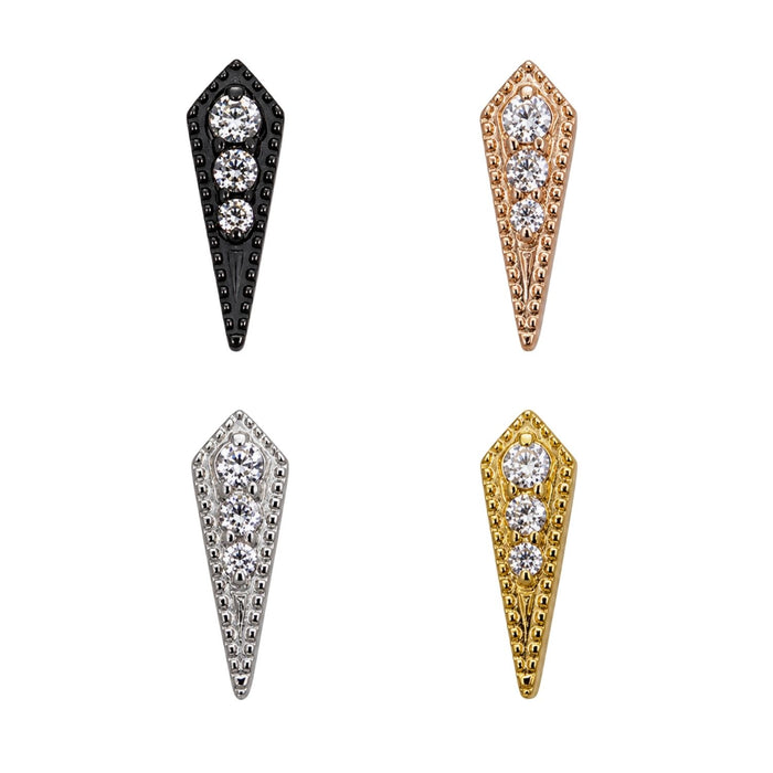 Coffin Spike Earring Top