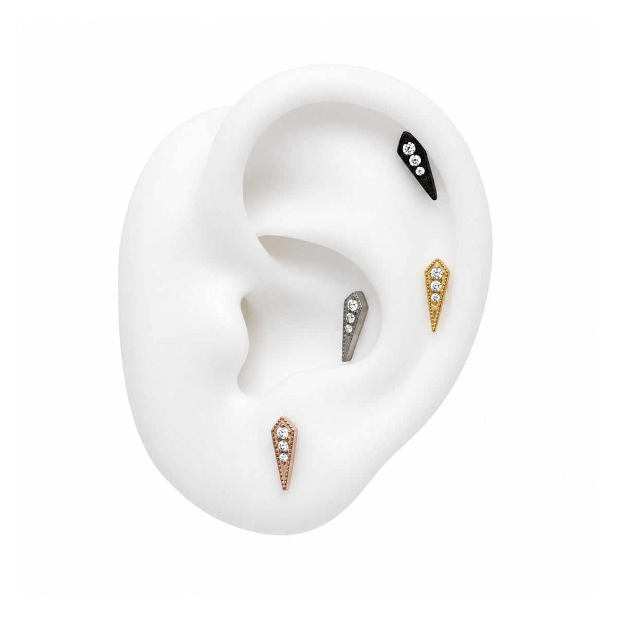 Coffin Spike Earring Top