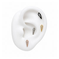 Coffin Spike Earring Top