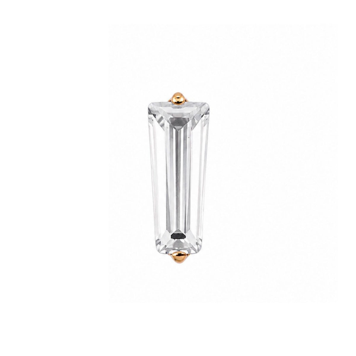 Crystal Baguette Earring Top