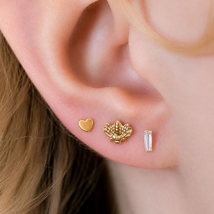 Crystal Baguette Earring Top