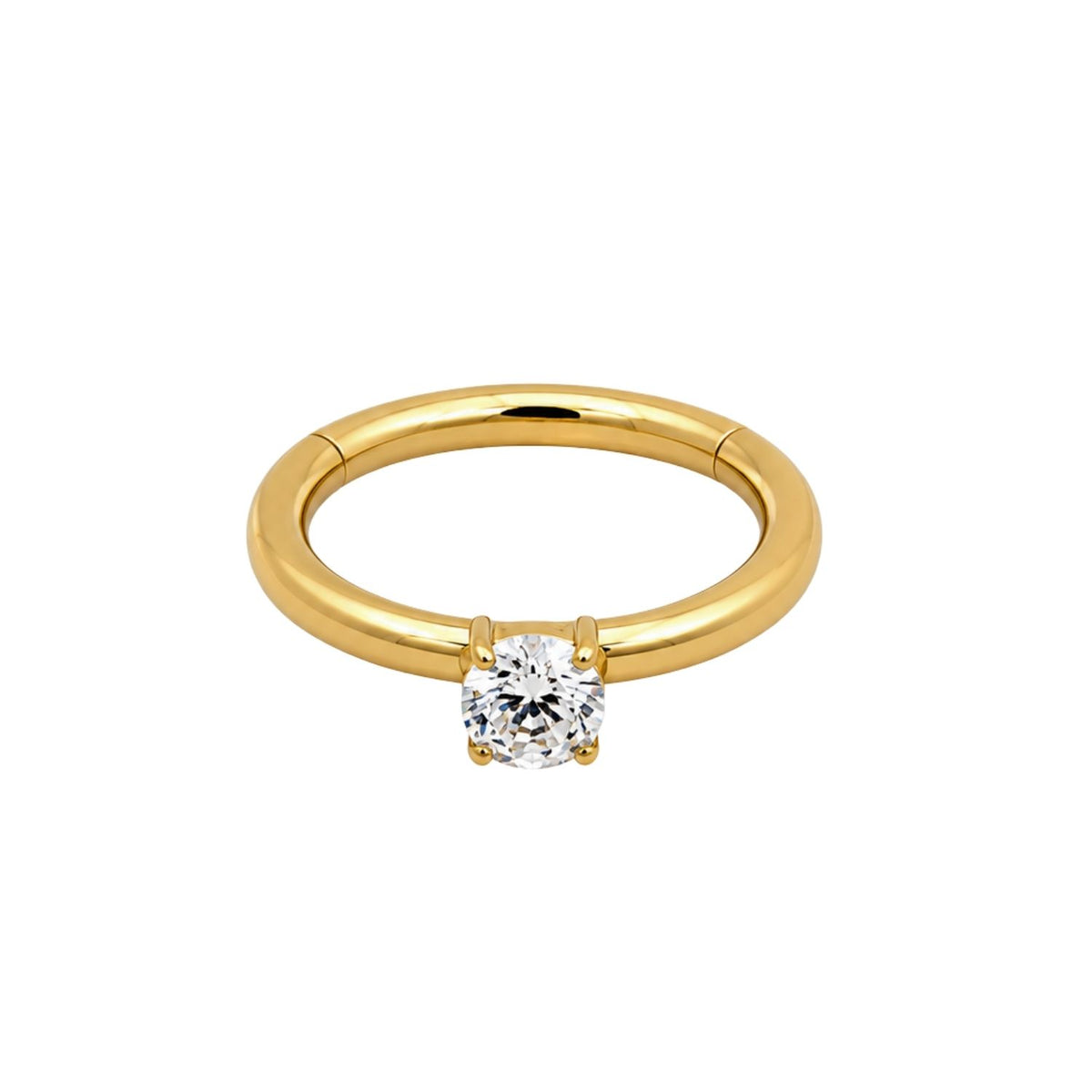 Single Crystal Clicker Hoop