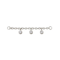 Triple Crystal Chain Connector
