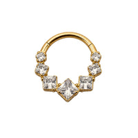 Crystal Daith Clicker Hoop