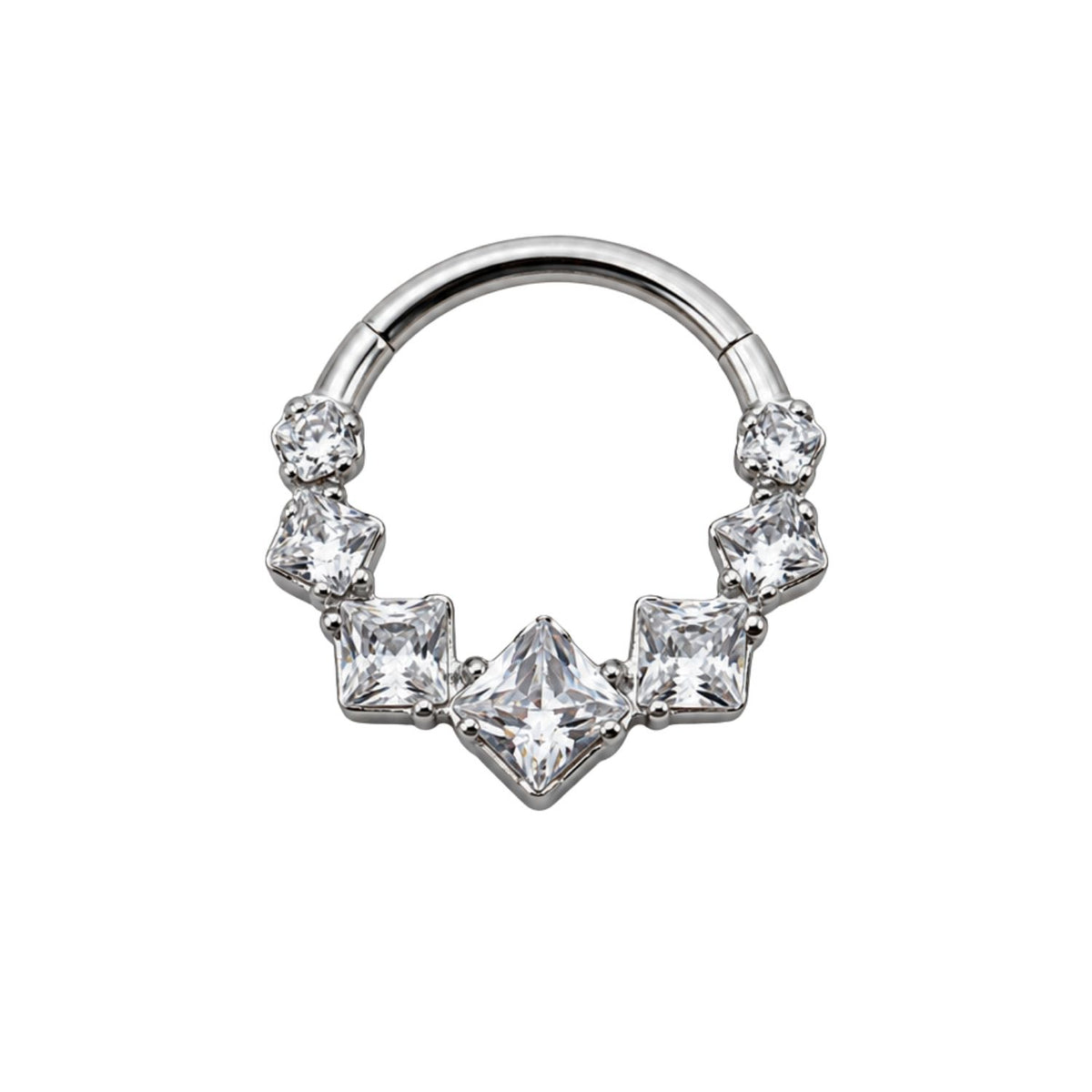 Crystal Daith Clicker Hoop