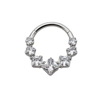 Crystal Daith Clicker Hoop