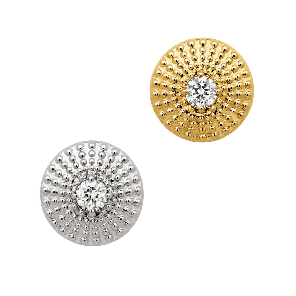 Crystal Shield Earring Top