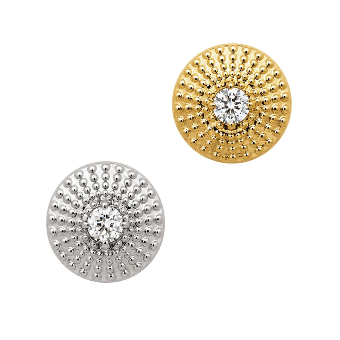 Crystal Shield Earring Top