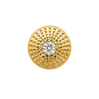 Crystal Shield Earring Top