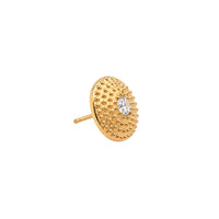 Crystal Shield Earring Top