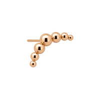Curved Beaded Earring Top