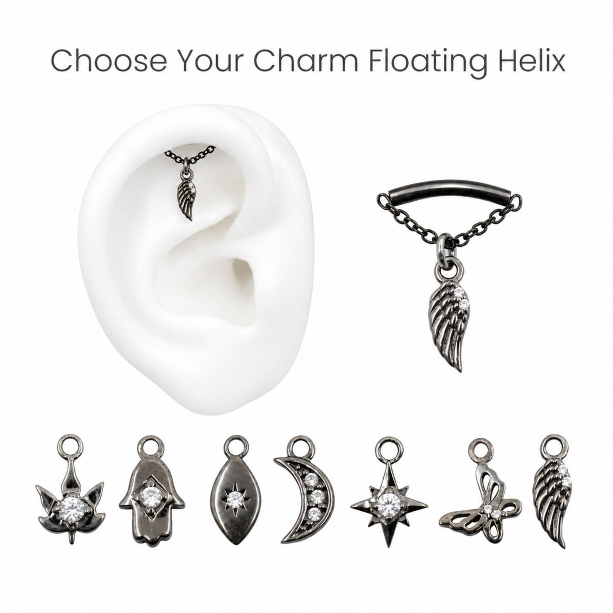 Charmed Floating Helix Top