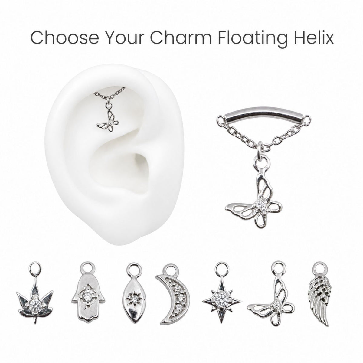 Charmed Floating Helix Top
