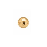 Hammered Ball Earring Top
