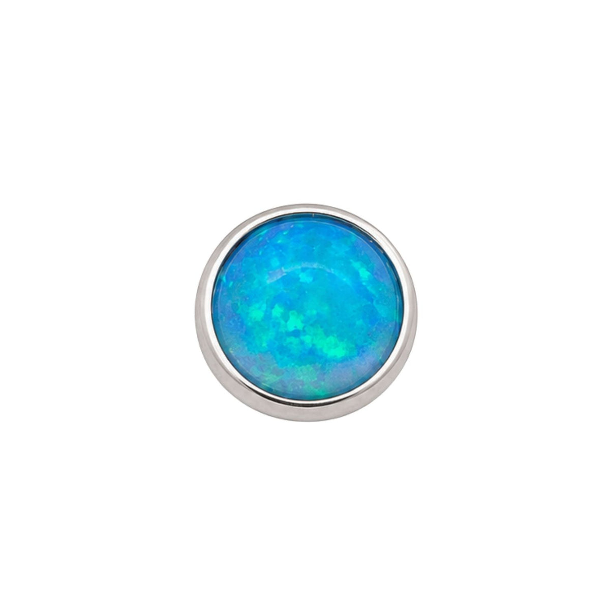 Round Opal Cabochon Earring Top