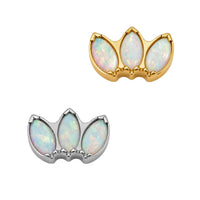 Opal Fan Earring Top