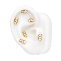 Opal Fan Earring Top
