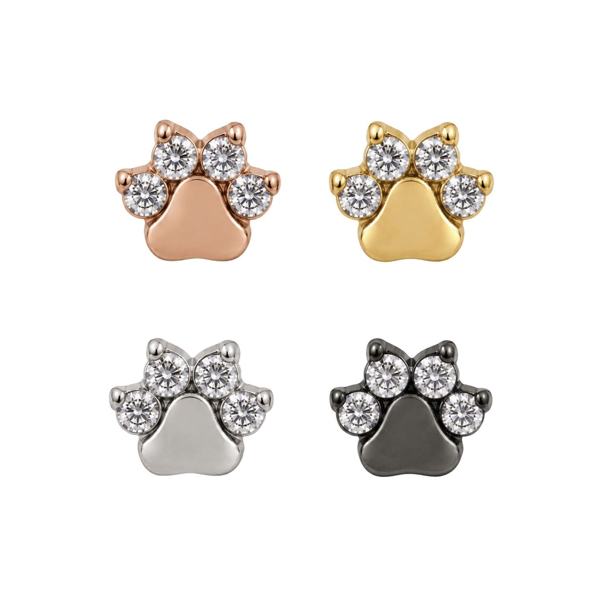 Animal Paw Earring Top