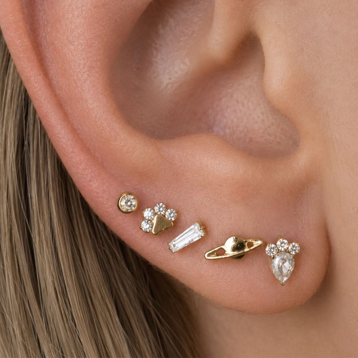 Animal Paw Earring Top