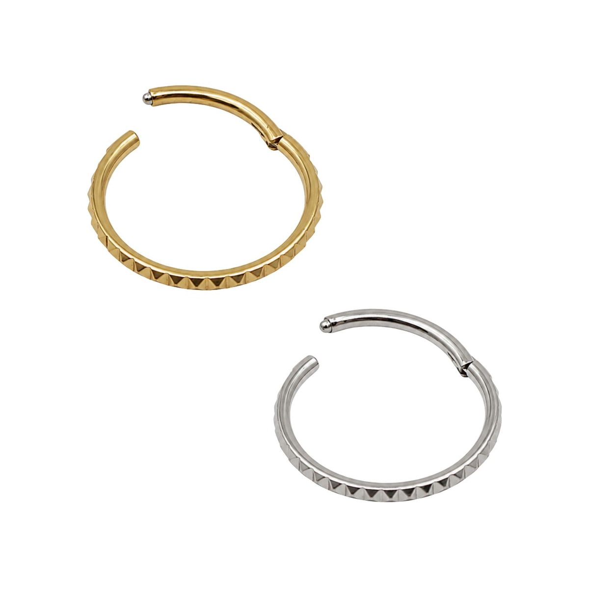 Large Peaked Clicker Hoop