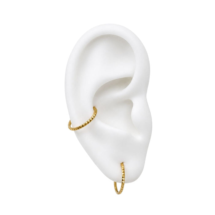 Large Peaked Clicker Hoop