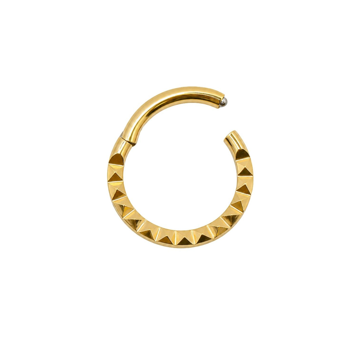Side-Facing Peaked Daith Clicker Hoop