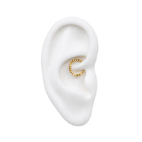 Side-Facing Peaked Daith Clicker Hoop