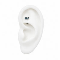 Threadless Curved Flat Back Barbell