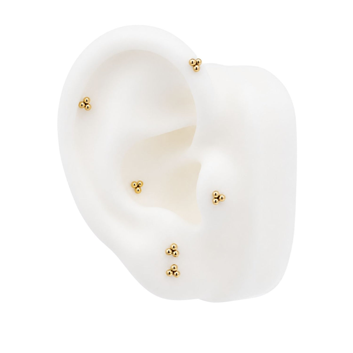 Tri-bead Earring Top
