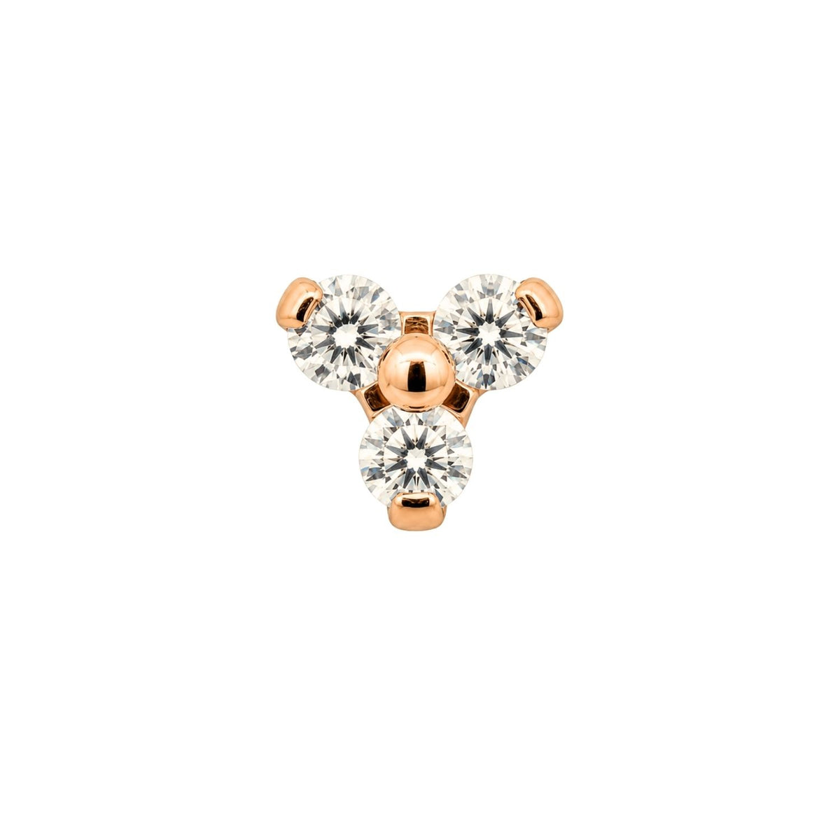 Crystal Trillium Earring Top