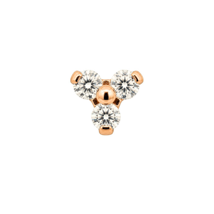 Crystal Trillium Earring Top