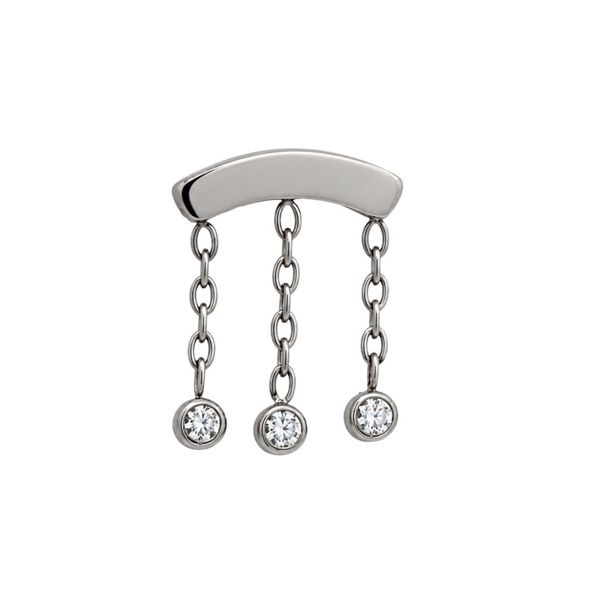 Triple Crystal Floating Helix Top
