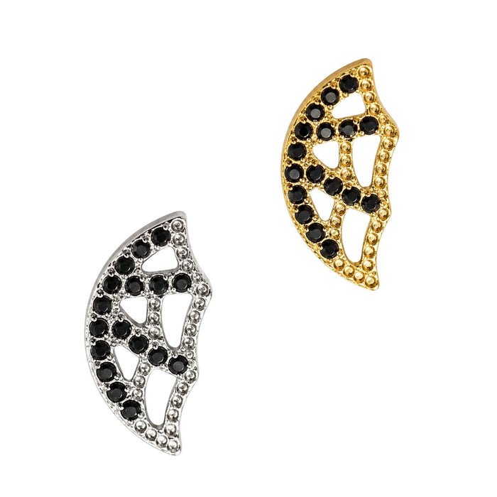 Skeletal Wing Earring Top