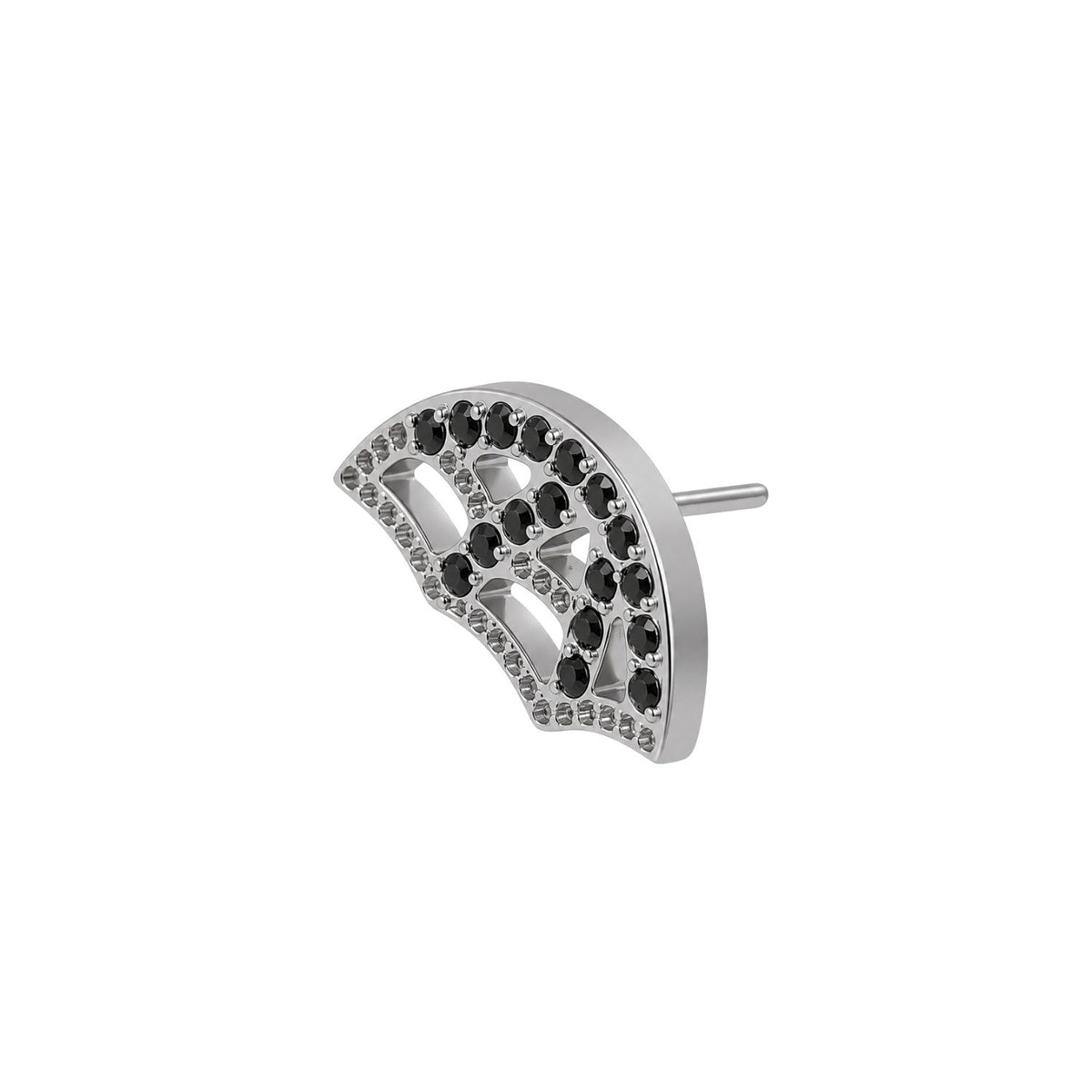 Skeletal Wing Earring Top