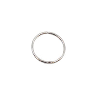 White Gold Hoops 20 Gauge Bendable Hoop The Curated Lobe14k goldbendable ringcartilage