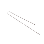 Gunmetal Thread Earrings - Ultra Long Threader