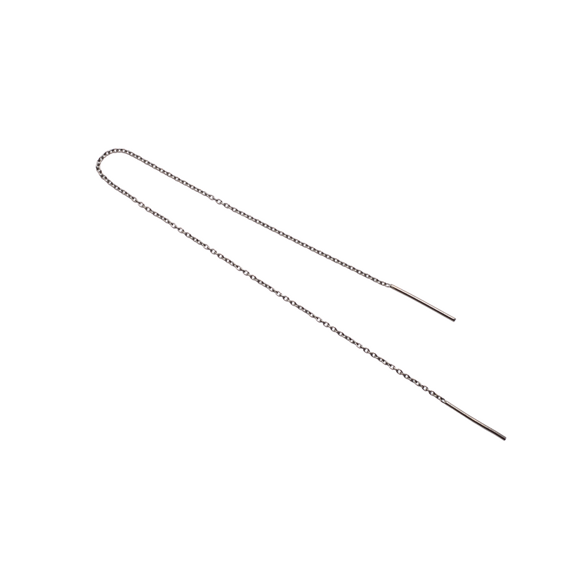 Silver Threader Earrings - Ultra Long Threader