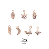 Rose Gold Threader Charms - Rose Gold Charms For Threader Earrings