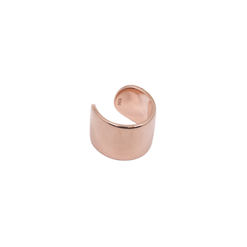 Thick Ear Cuff - Thick Rose Gold Ear Cuff
