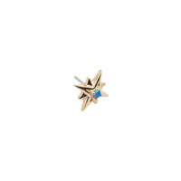 Yellow Gold Studs Blue Opal Star Earring The Curated Lobe14k gold14k gold topcartilage
