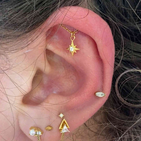 Floatung Helix Shop Floating Helix Jewelry | Hidden Helix Jewelry – The Curated Lobe