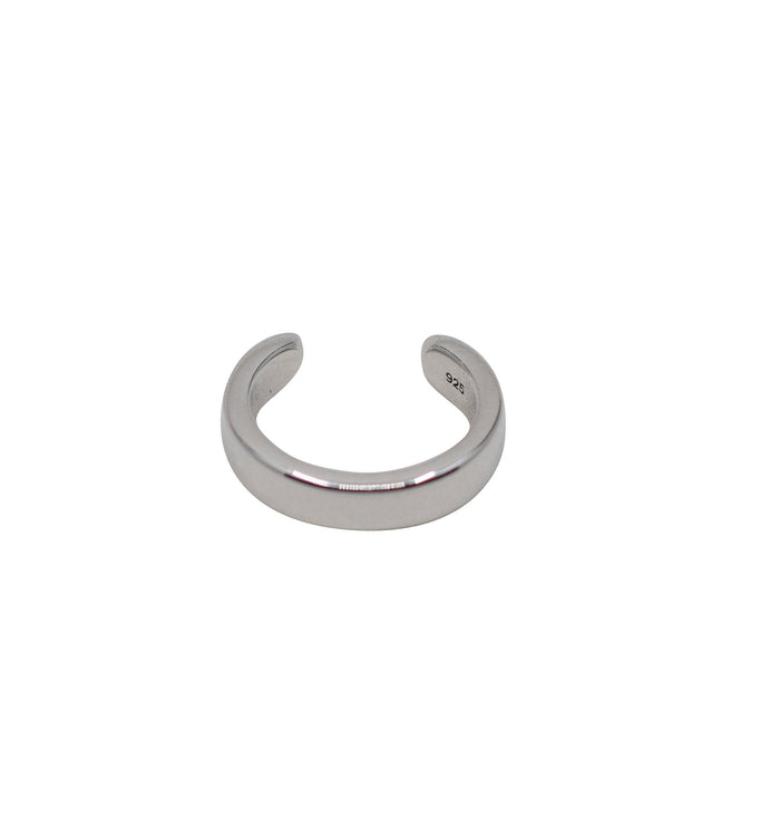 Silver Ear Cuffs Classic Ear Cuff The Curated Lobeconchno piercing