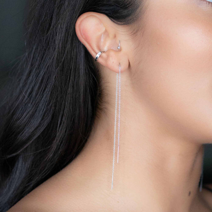 Yellow Gold Ear Cuffs Concave Ear Cuff The Curated Lobeconchno piercing