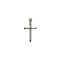 White Gold Studs Dagger Earring The Curated Lobe14k gold14k gold topcartilage