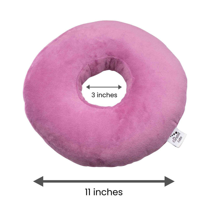 Pink Piercing Aftercare Donut Piercing Pillow The Curated Lobe