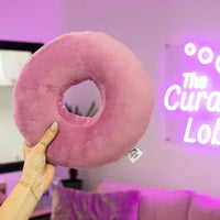 Pink Piercing Aftercare Donut Piercing Pillow The Curated Lobedonut pillowpiercing pillowpillow